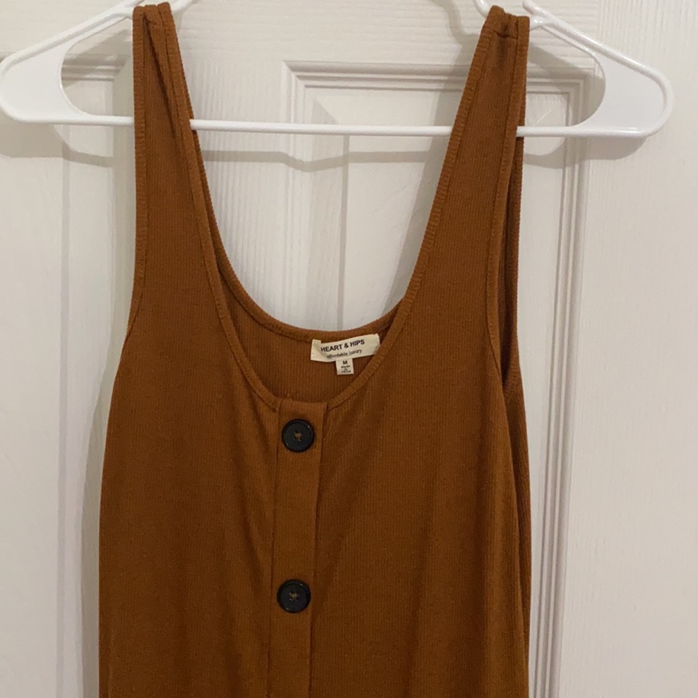 Ribbed Fall Basic Dress - Picture 3 of 5